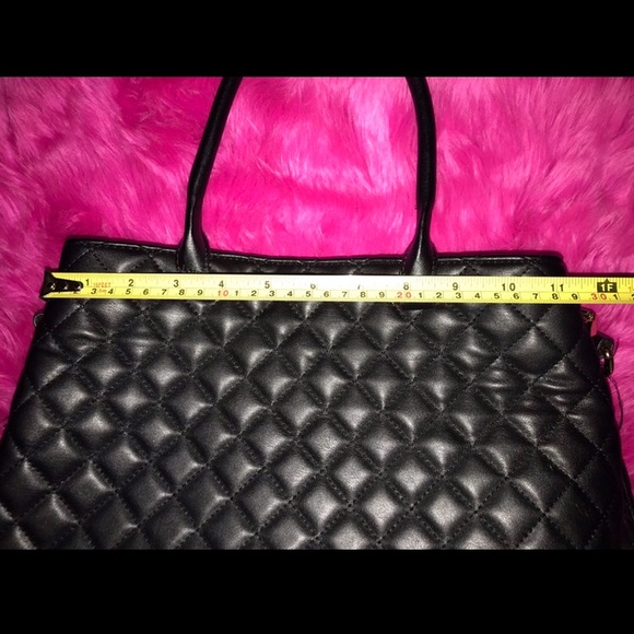 Bebe black Danielle satchel purse - Picture 12 of 16